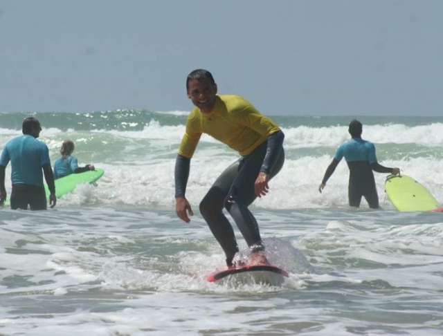  Clases de surf en un spot de Biarritz 
